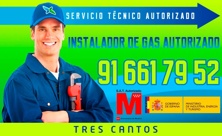 Instalador de gas autorizado Tres Cantos
