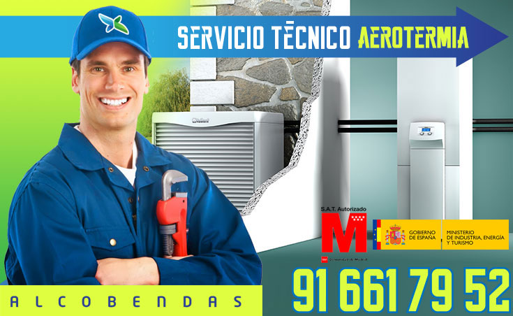 Servicio técnico de sistemas de aerotermia en Alcobendas