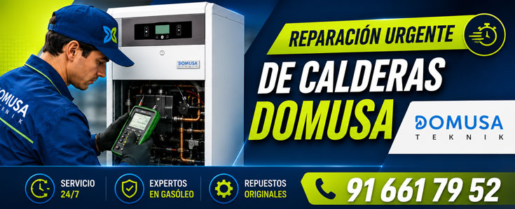 Reparación de calderas Domusa en Alcobendas