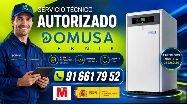 Servicio técnico Calderas Domusa en Alcobendas